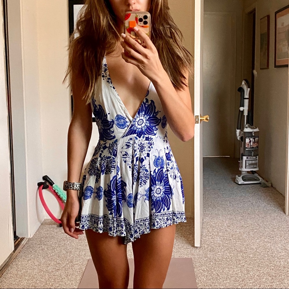 LF Brand Rumor Paisley Romper